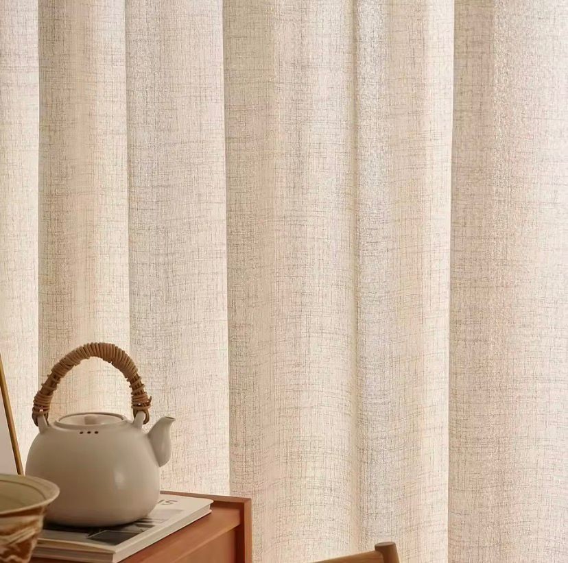 Blackout Window Curtains Curtain 100% Fabric 84 inches Pair Eyelet for Bedroom..