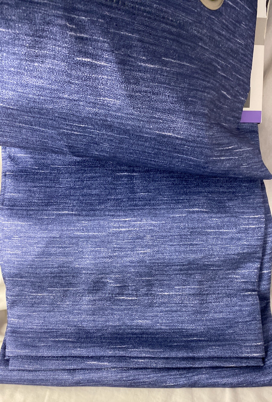 Sunsmart Como Total Blackout Polyester Curtain- 2 Panels-84”x84”-blue