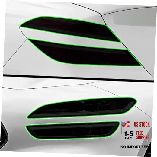 Precut for Genesis G70 2022-2025 Full Headlight Taillight Full Kit Dark Smoke