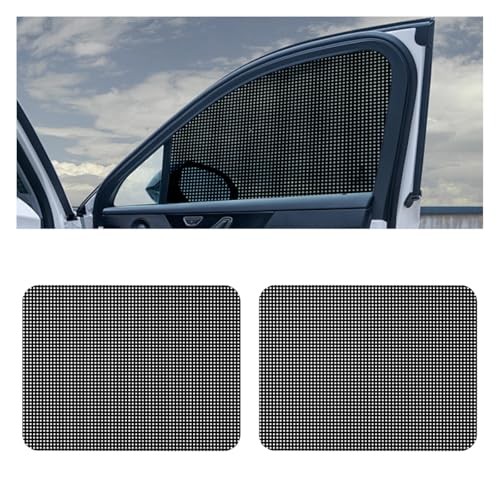 2PCS Car Side Window Sunshade, Block UV Rays Privacy Protector Mesh Hole-2PCS