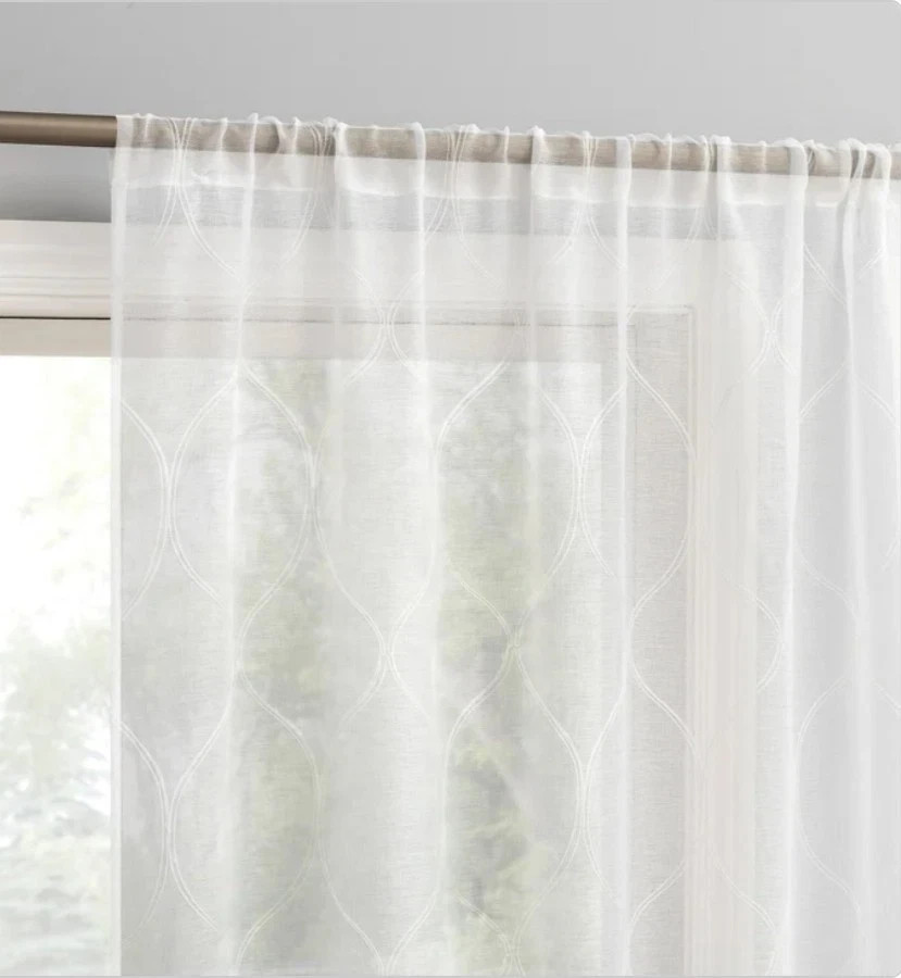No 918 Lichtenberg Curtain One Panel Pair 104 In X 84 White