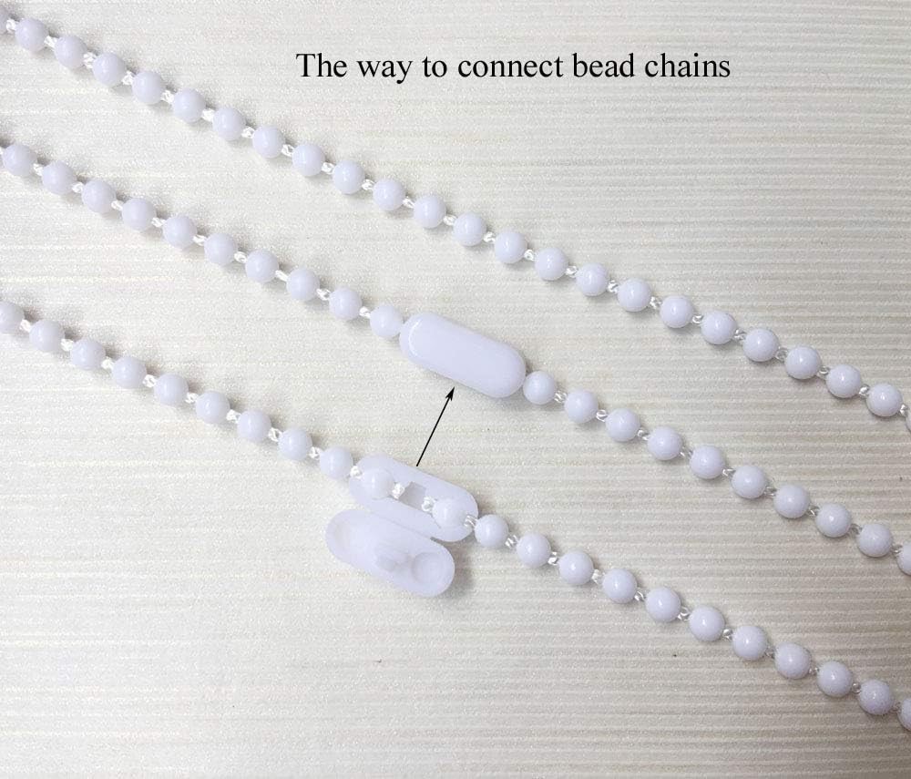 10 Meters 10.94 Yards with 10 PCS of Connectors for Roller Blind Bead Chain C…
