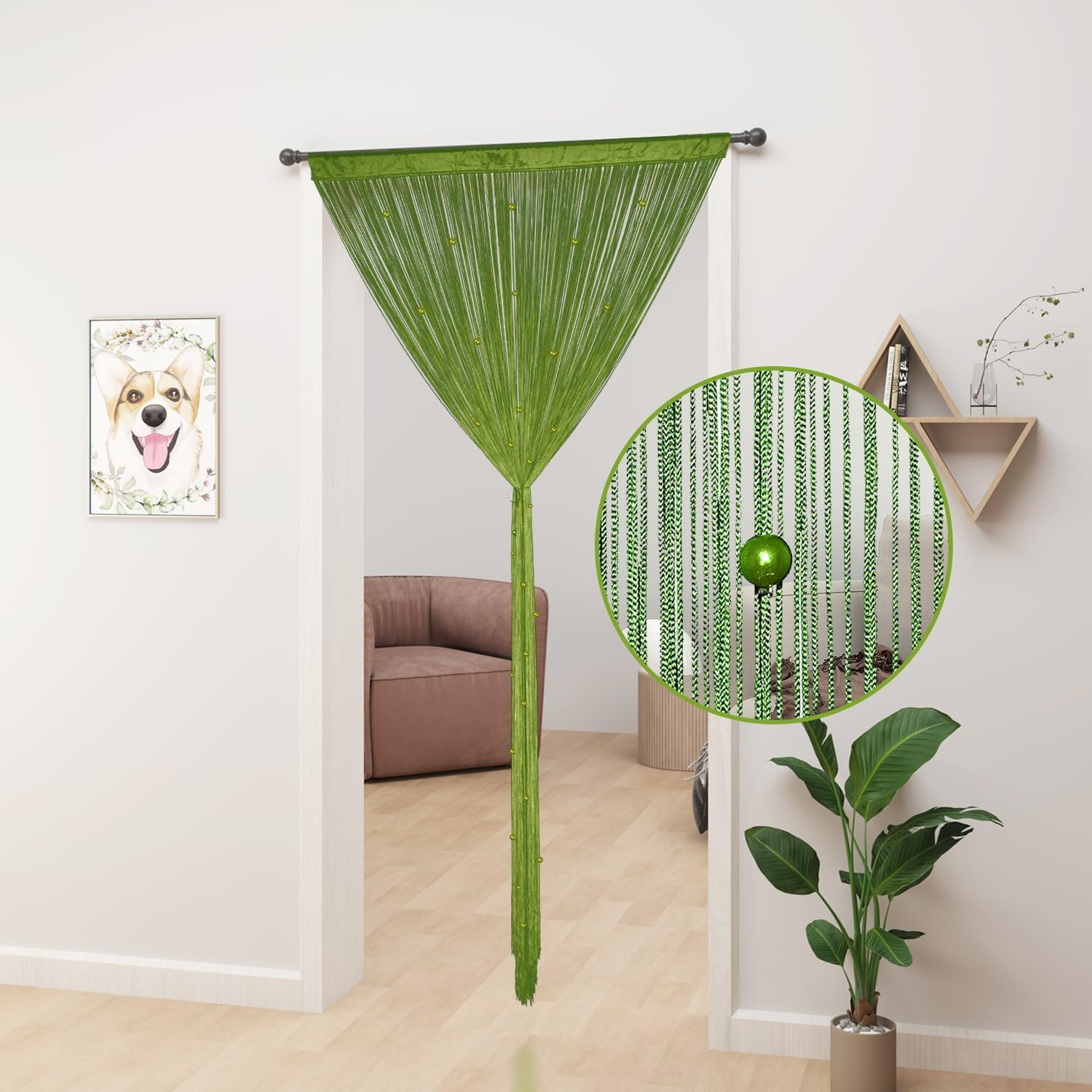 Beaded Curtain Beaded Curtains for Doorways Crystals Suitable for Interior Decor