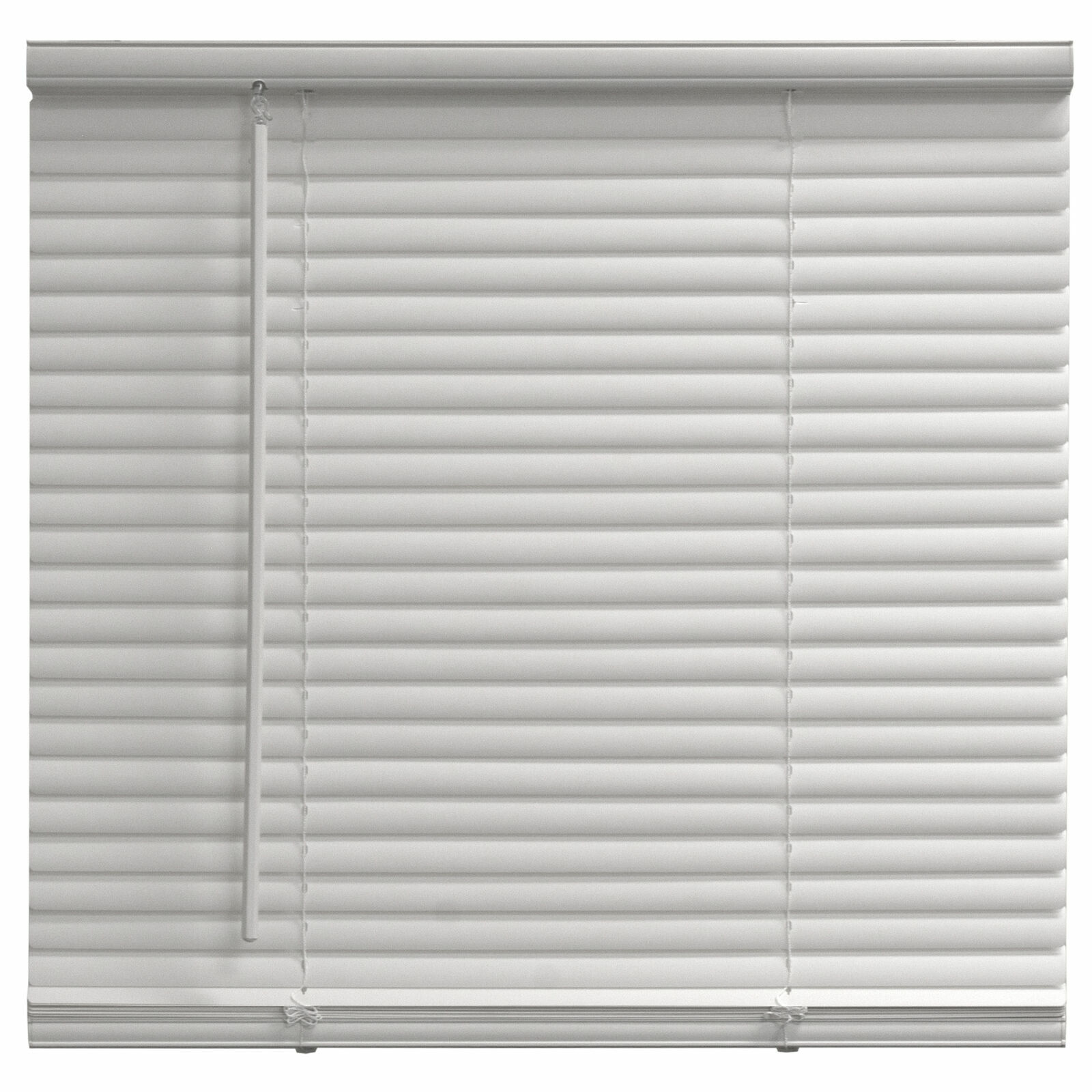 MAINSTAYS CORDLESS 1″ VINYL LIGHT FILTERING BLINDS 43″W X 64″L, WHITE *DM