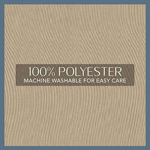All Seasons Energy Efficient Room Darkening Rod 52″ x 95″ (1 Panel) Taupe