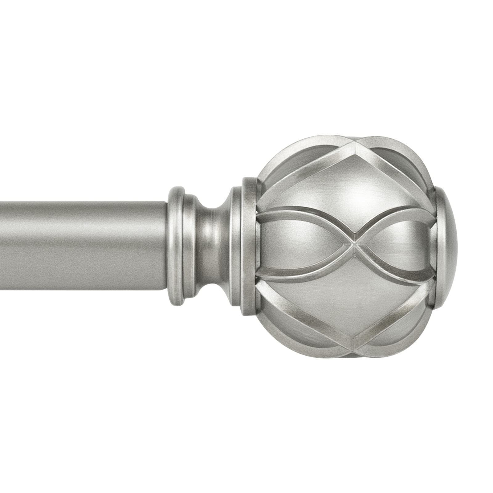 KAMANINA Netted Texture Replacement Finials for 1 or 7/8 Inch Curtain rods, M6 S