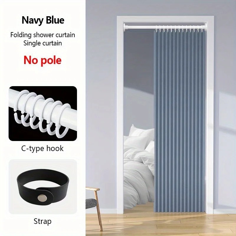 Accordion Style Magnetic Folding Door Curtains Home Decor