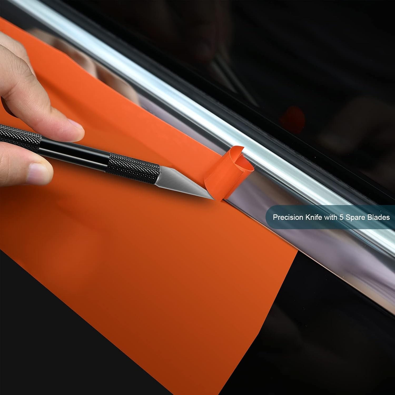Car Window Tint Installation Kit Vinyl Wrap Tools Felt Micro Squeegee Razor Knif