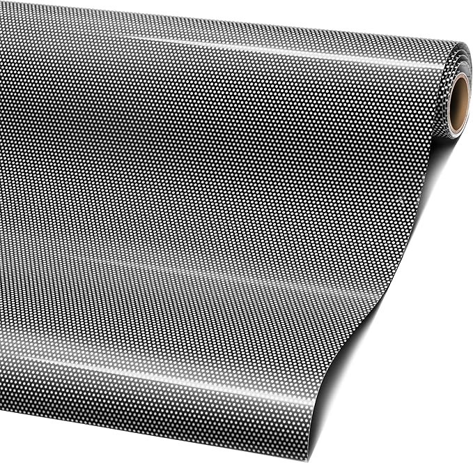 Perforated Privacy Vinyl Window Film One Way Black 10ft x 54 inches Glass Wrap