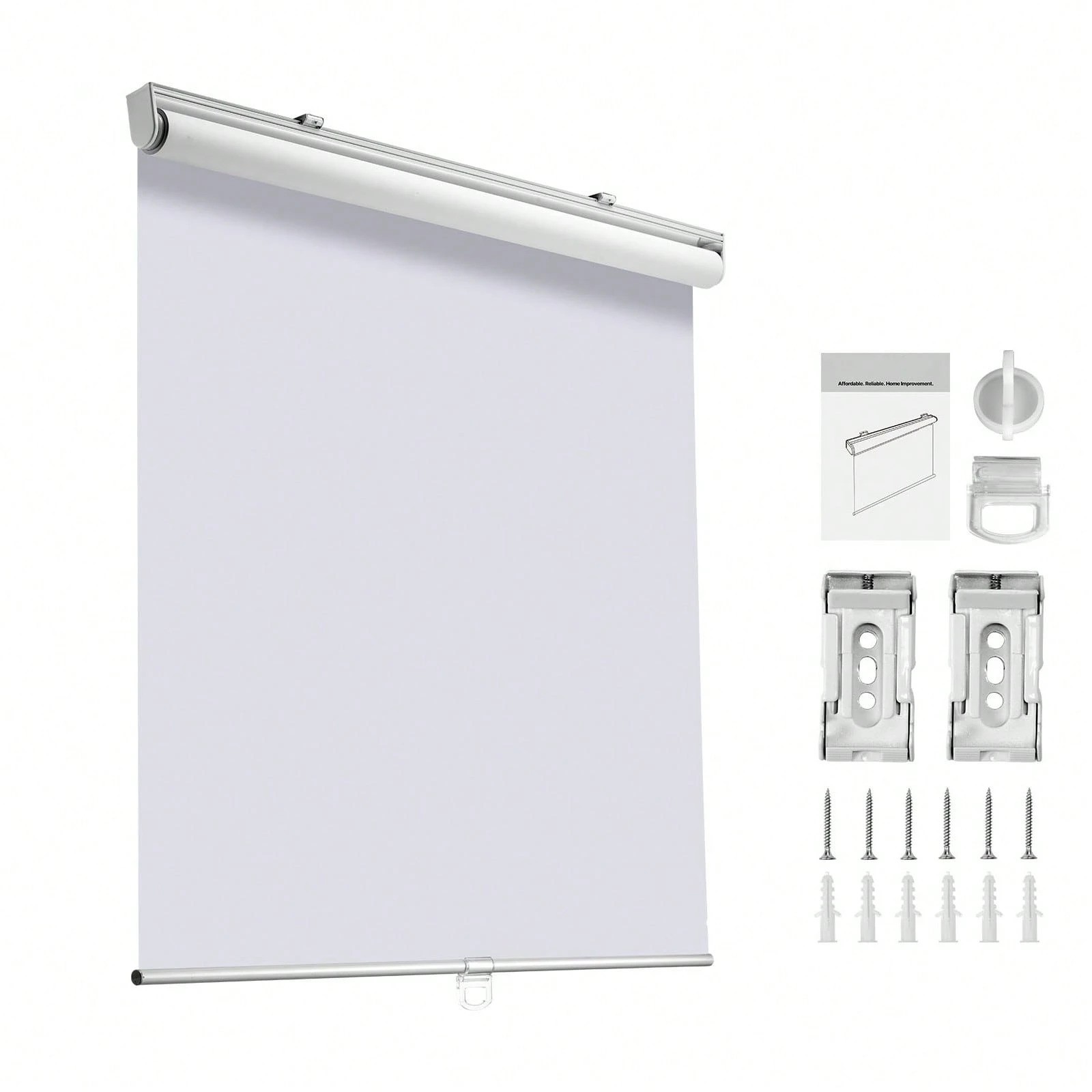 34×72 Cordless Blackout Roller Shades Thermal Insulated Window Blinds