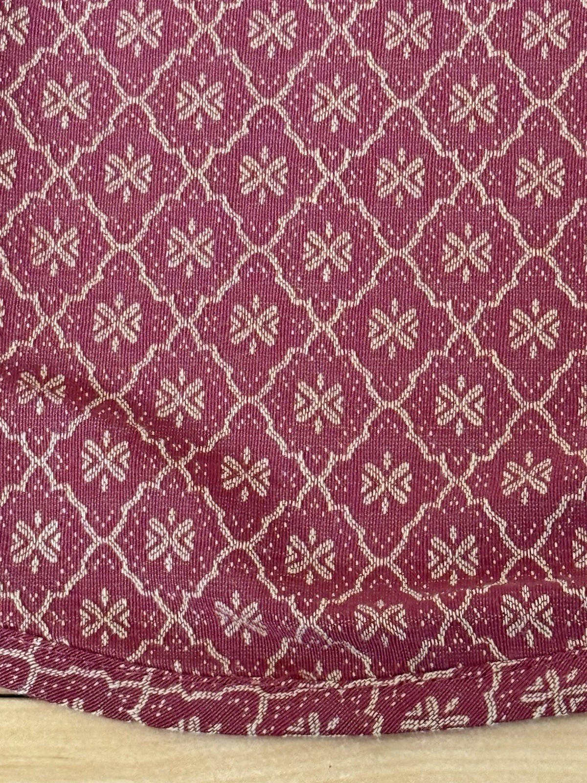 2 Waverly Scallop Layer Brocade Valances Lambrook Lambury Heather Rust Teal