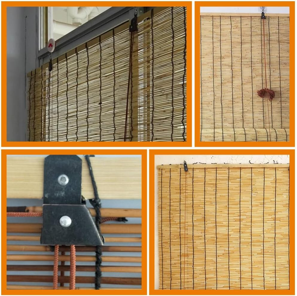 Roller Window Shades Lift Cord Replacement Kit for Blinds & Bamboo Curtains