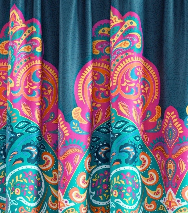 NEW Lush Decor Half Moon BOHO CHIC Curtains TWO Panels 52″ x 84″ Insulated