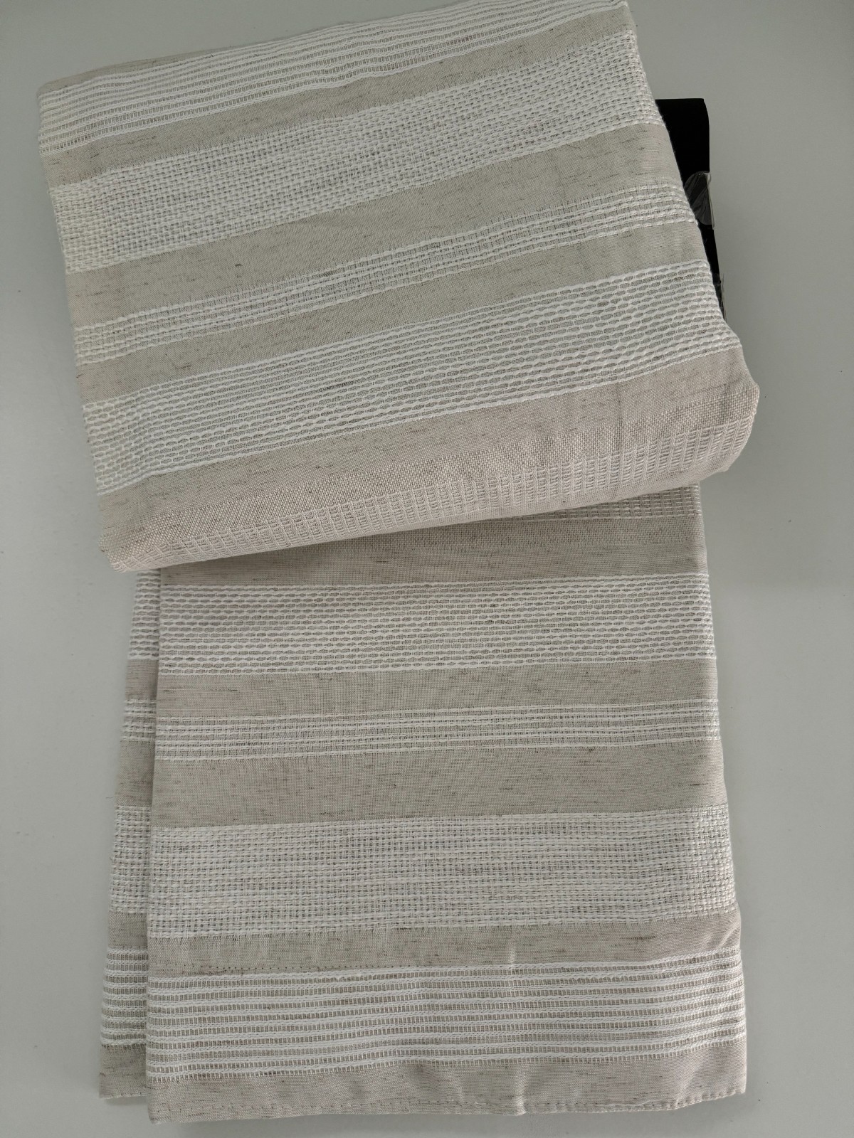 Ralph Lauren Window Curtains 2 Panels 100% Blackout 54 x 96 Linen Carson Natural