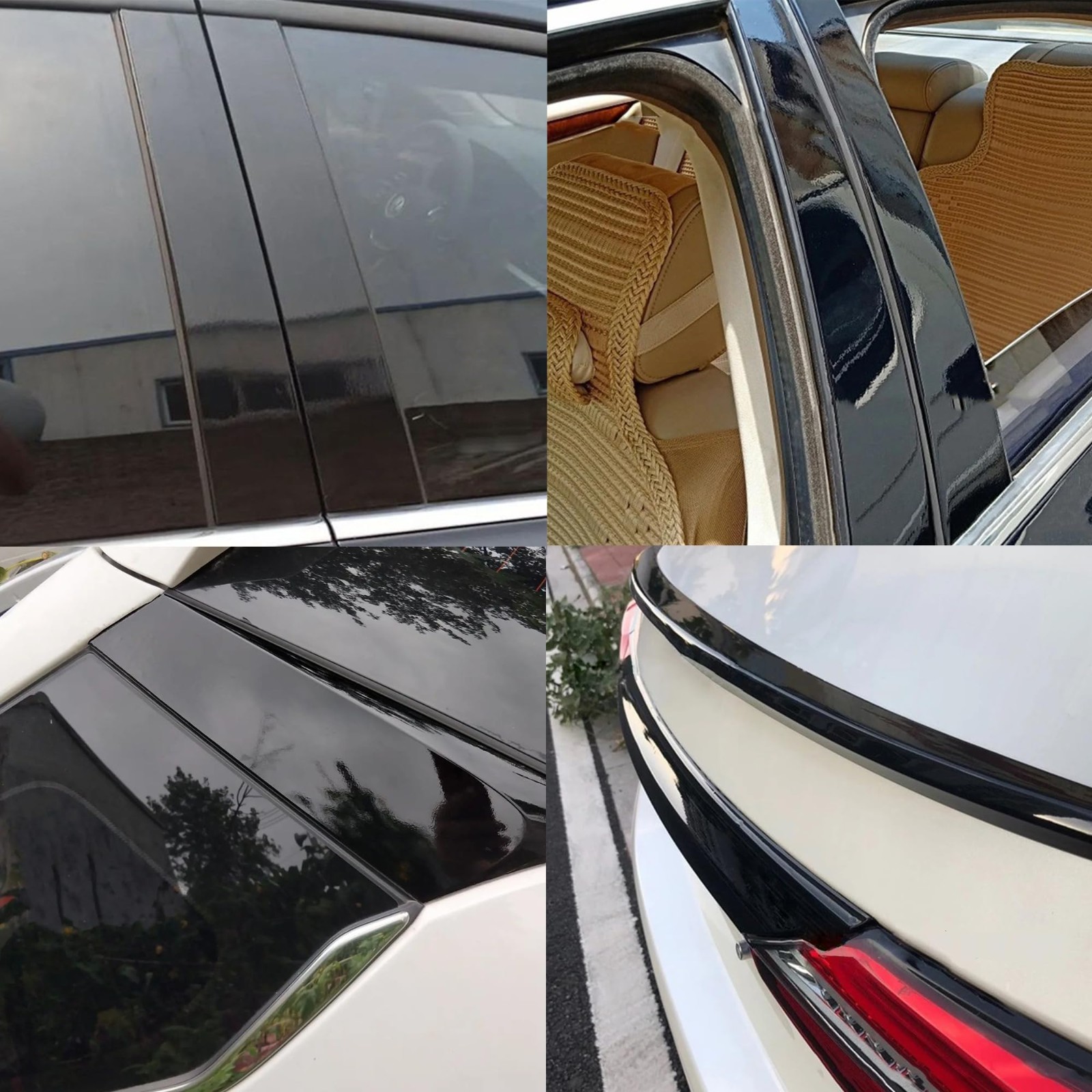 Vinyl Wrap, Cars Vinyl Film Tapes Kit for Blackout 2in x 30ft Gloss Black