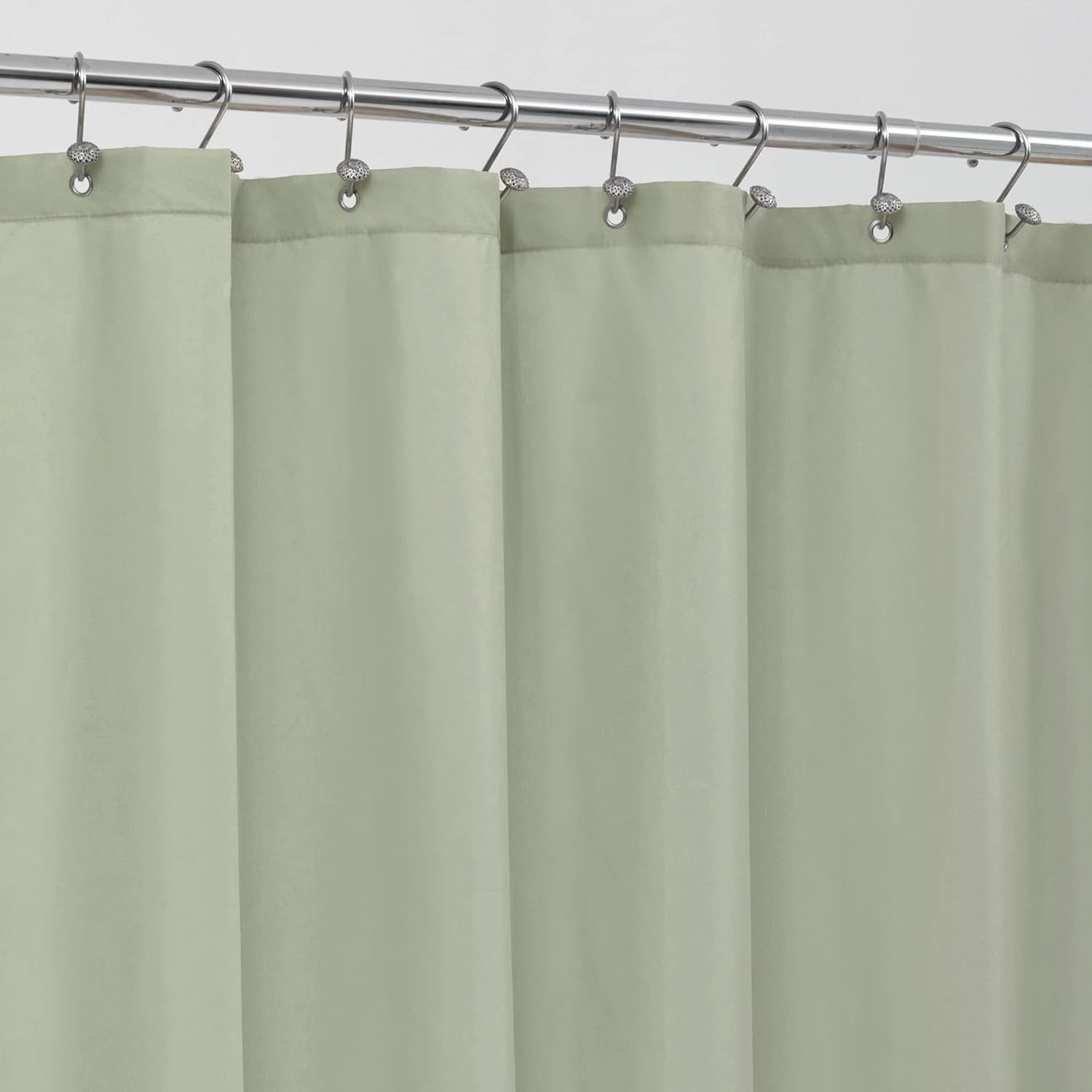 ALYVIA SPRING Sage Green Fabric Shower 72″W x 72″L (Pack of 1), Desert
