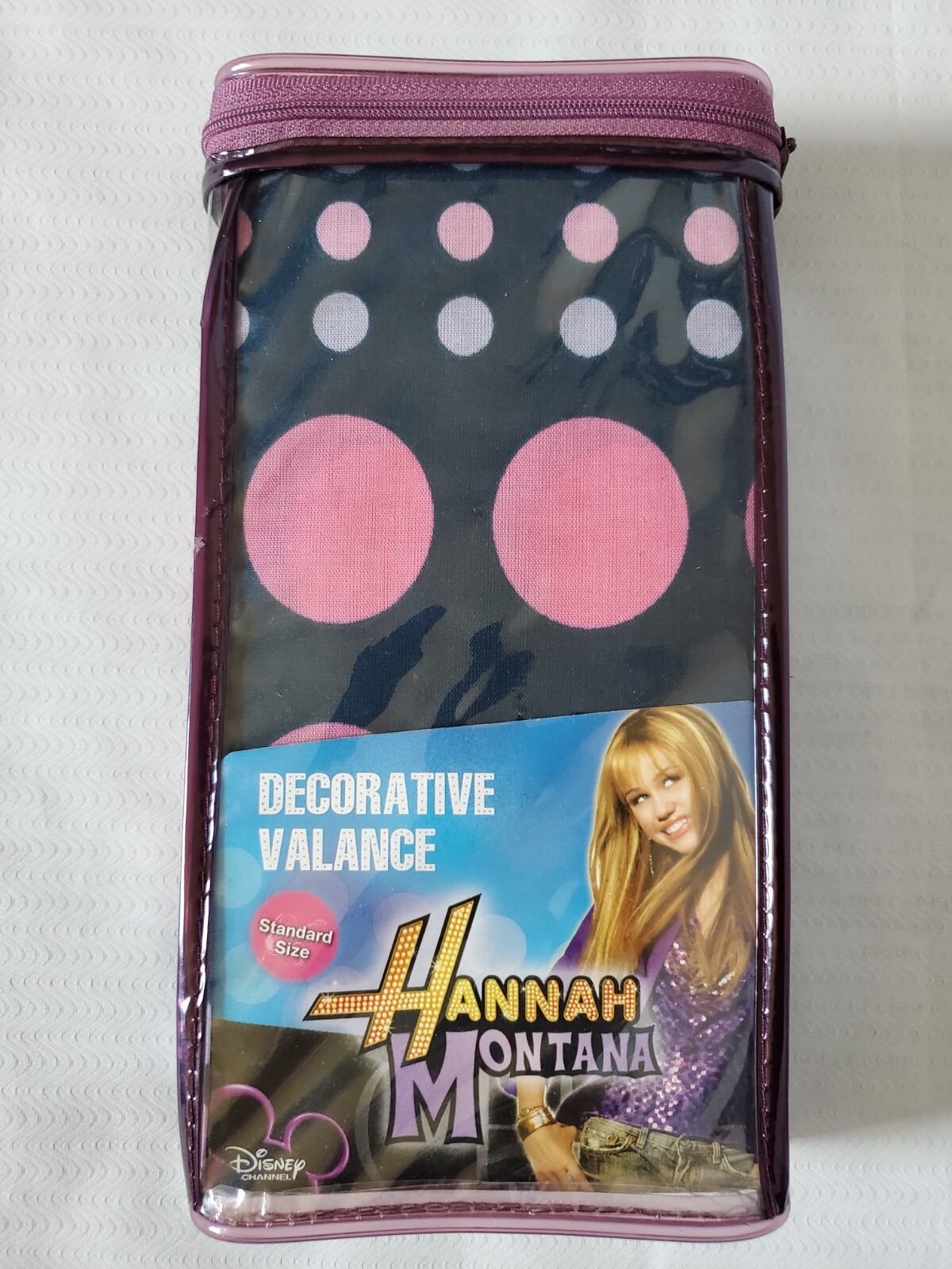 Hannah Montana Decorative Valance Standard Size 84×15 Multi Color Big Circle New