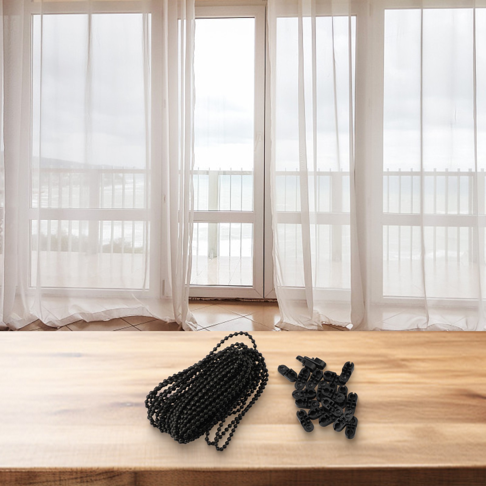 Flexible Application Curtain for Roller Blind Crimped Chain for Various Blinds