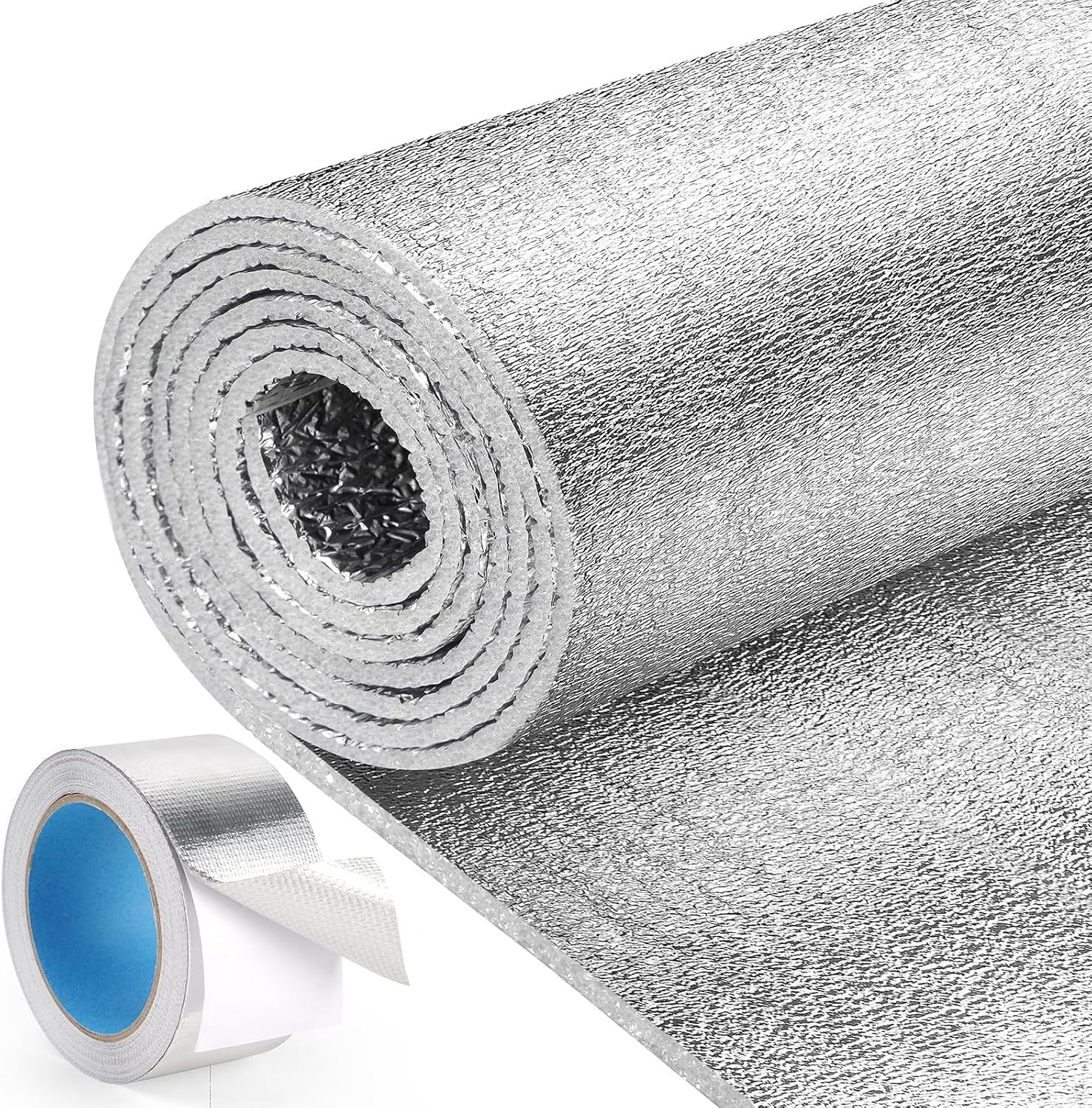 Summer Heat Reflective Insulation Roll – 48” x 10′ Radiant Barrier System