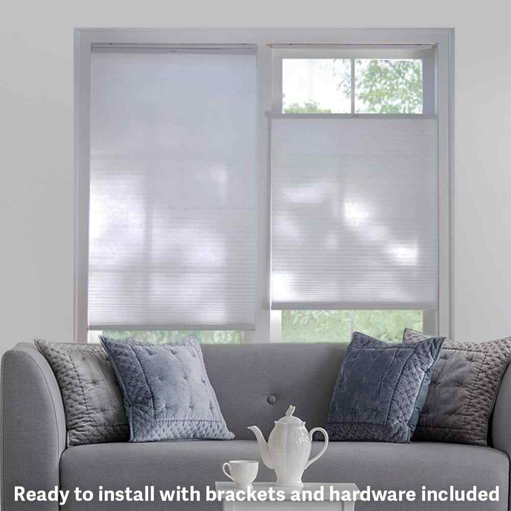 Home Decorators Snow Drift 35 in. W x 48 in. L Cordless Light Filtering Shades