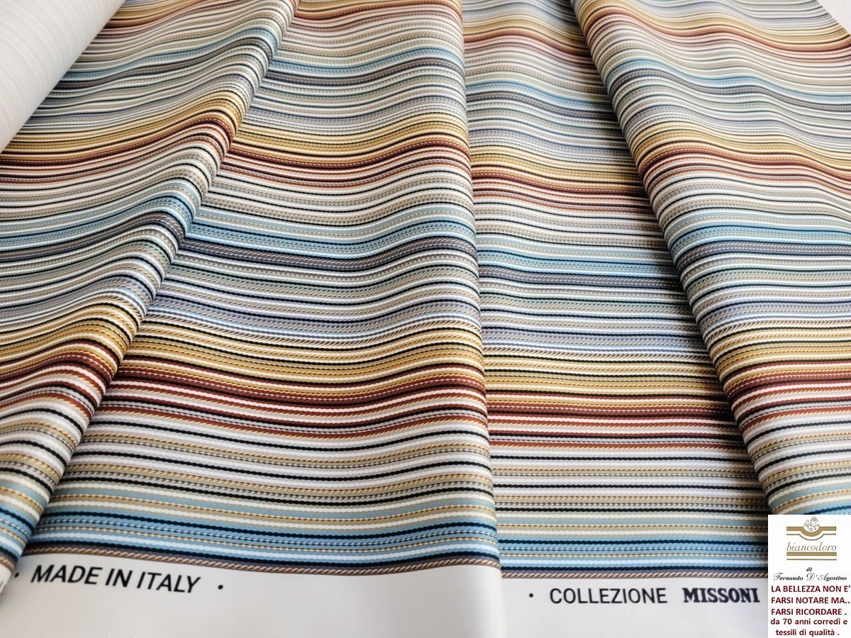 Fabric MISSONI by the meter height 140 cm. Furnishing upholstery curtains etc.