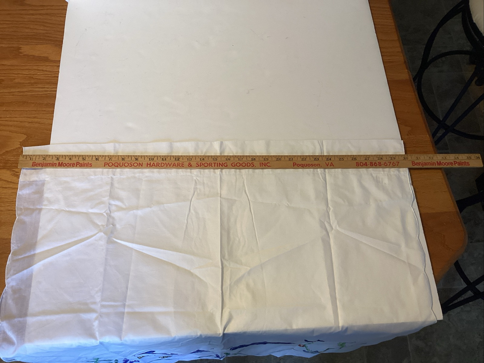 Unbranded curtain set of 4 2 curtains 2 sways fish ocean cross stitch beach