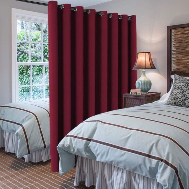 Heavy Duty Blackout Curtain Panel Thermal Insulated Grommet Room Divider Privacy