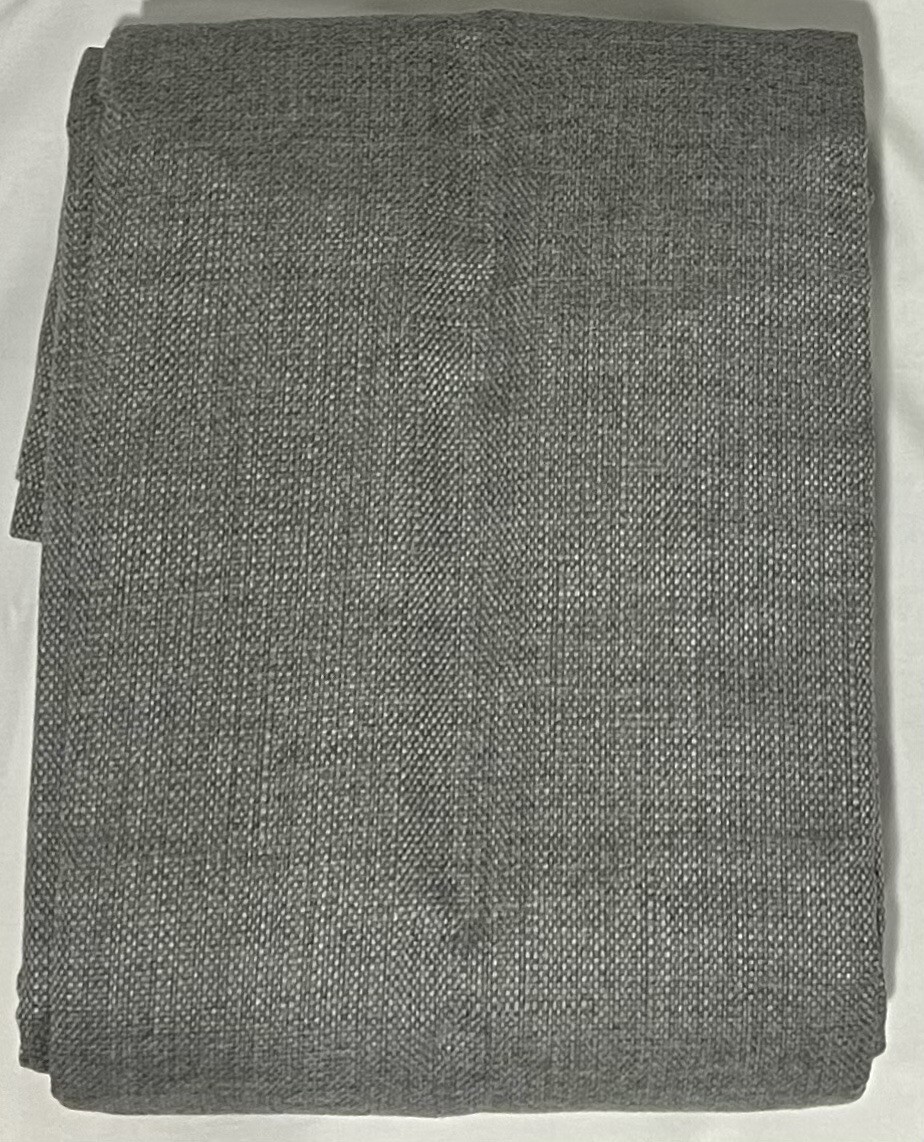 Pottery Barn Seaglass Sunbrella Textured Canvas 96” Drape Curtain