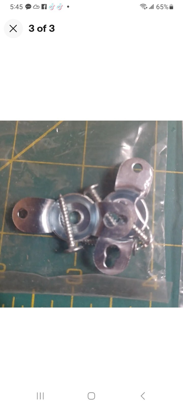 4 Pack Bali Cut-to-Size Roller Shade Bracket Inside Mount Brackets #633454