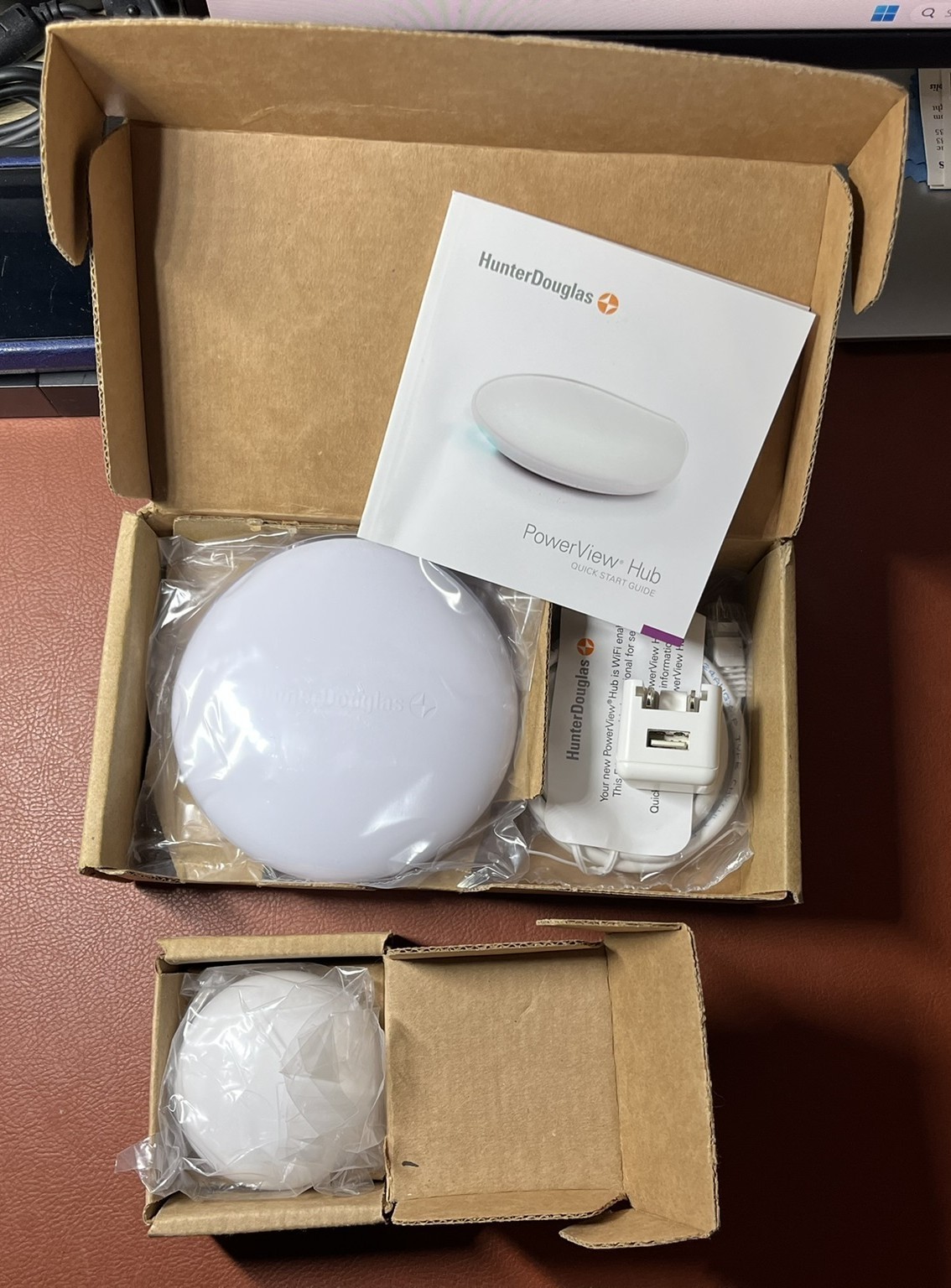 Hunter Douglas PowerView Hub Gen 2 + Repeater – NEW in Box–Original HD Hardware