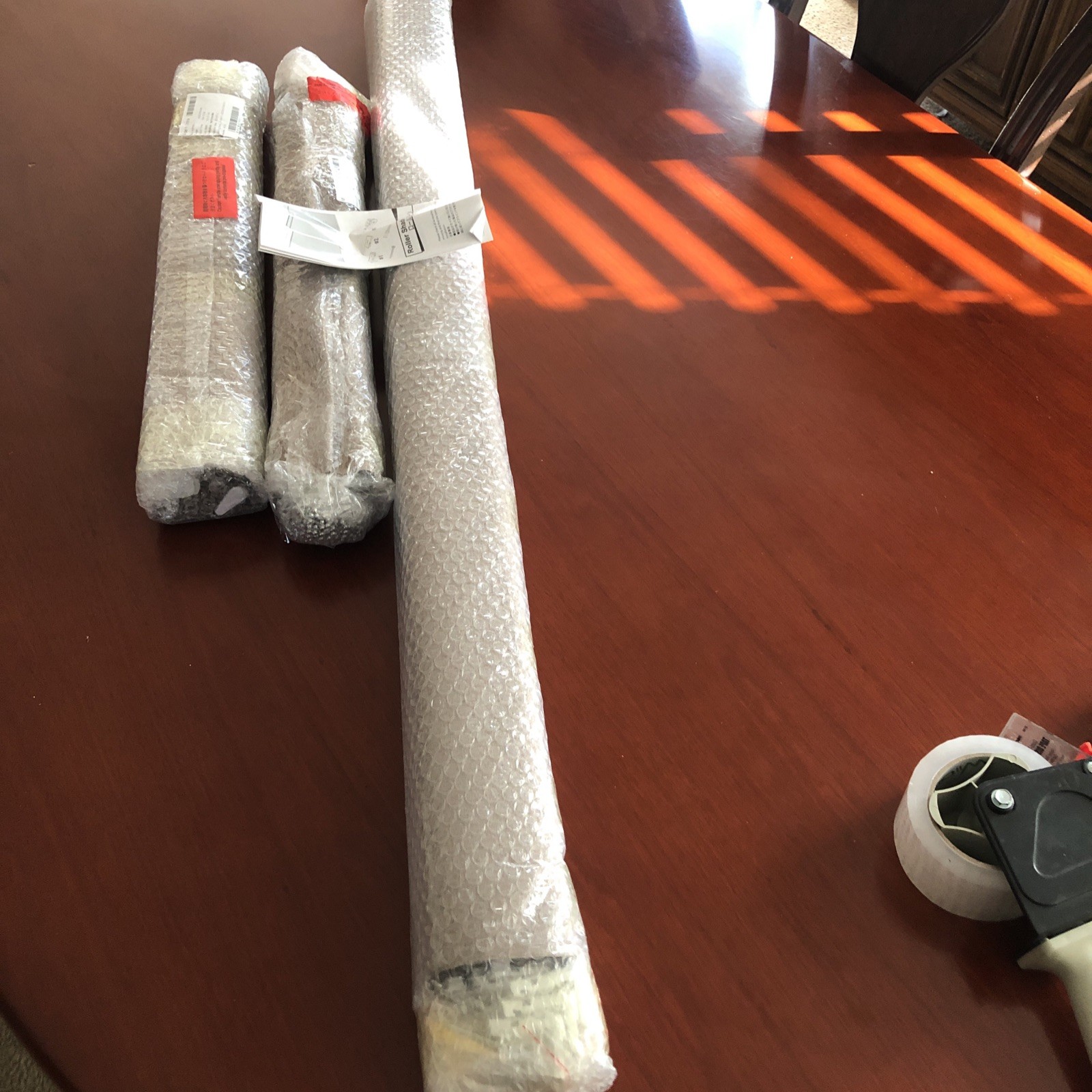 Roller Shades ( 3 In Box ) Two Small And One Big Please Read Description