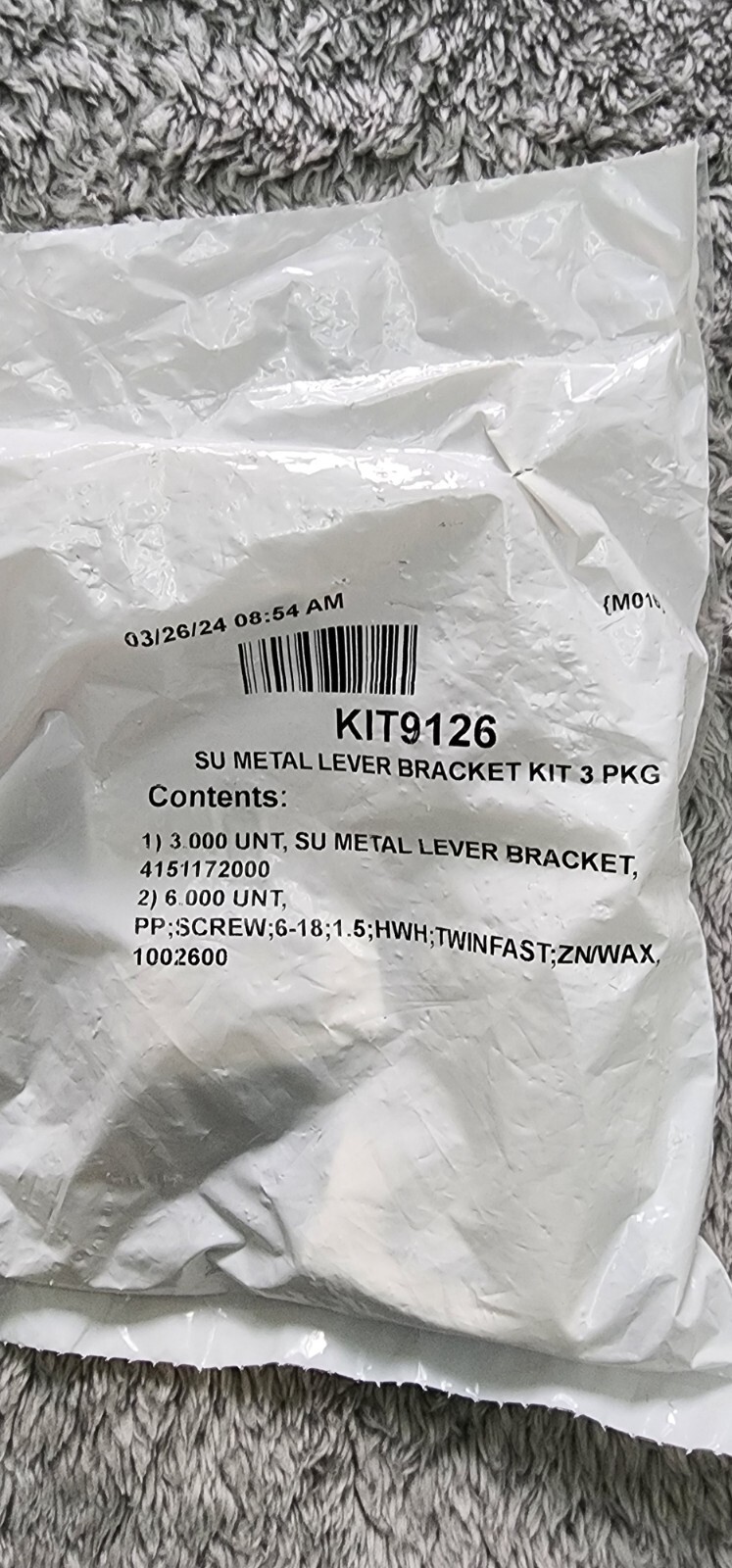 Hunter Douglas Metal Mounting Brackets Silhouette (3 in Bag) Kit 9126