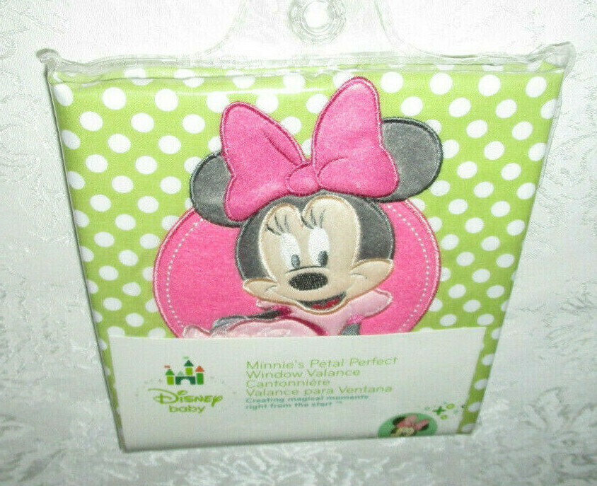 Disney Minnie’s Petal Perfect Window Valance 60″ x 14″ for Standard Size Window