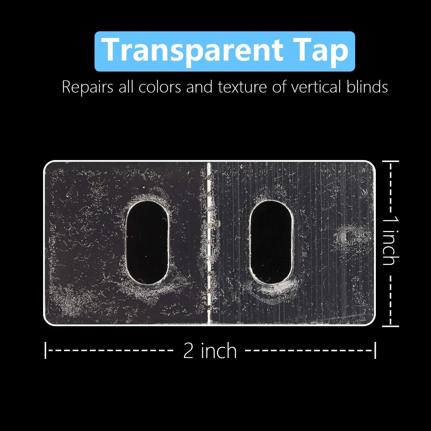 Eco-Friendly Vertical Blind Repair Tabs – Instant Fix for Damaged Slats, 25 Sets