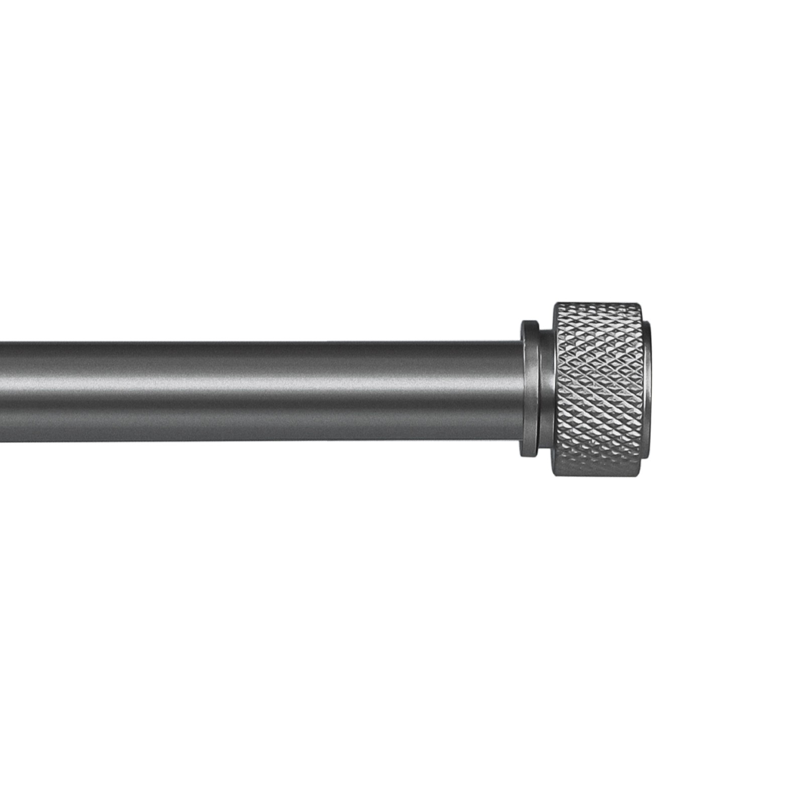 1-2 Pack 5/8″ Telescoping Single Curtain Rod Set with Maniglia Finials, 28″-120″
