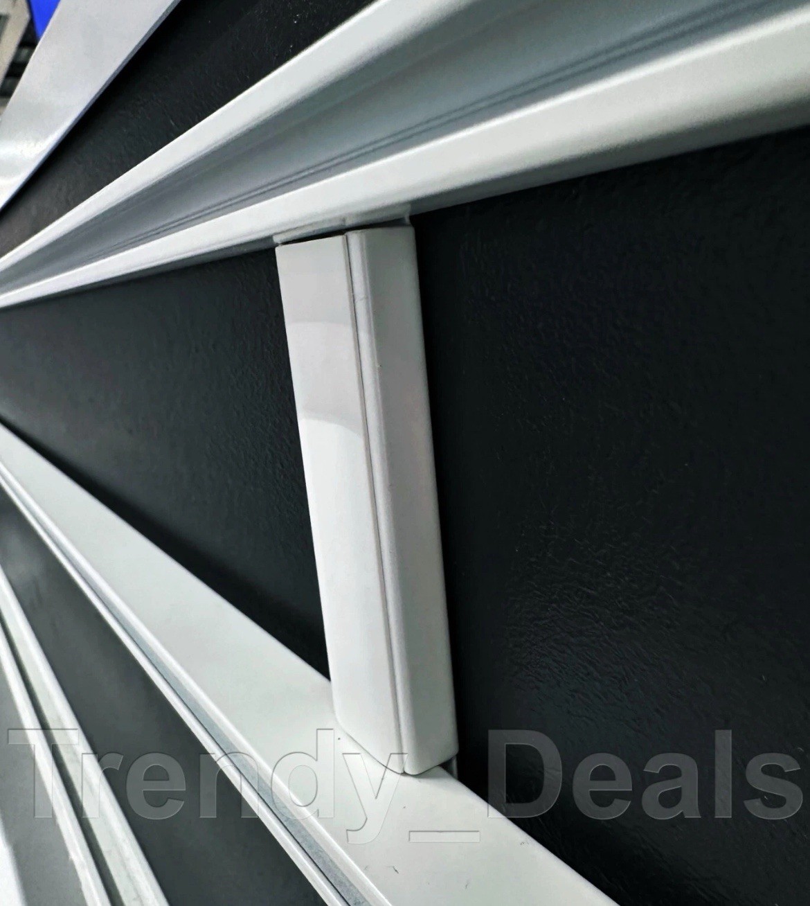 2-PACK Ikea VIDGA Ceiling Brackets for 2 Curtain Rails, White 205.860.76 – NEW