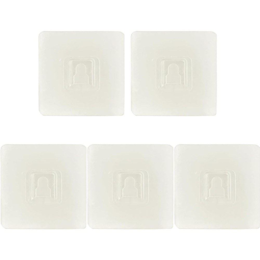 No Drill Self Adhesive Curtain Rod Brackets Holders Hooks Pads (5)