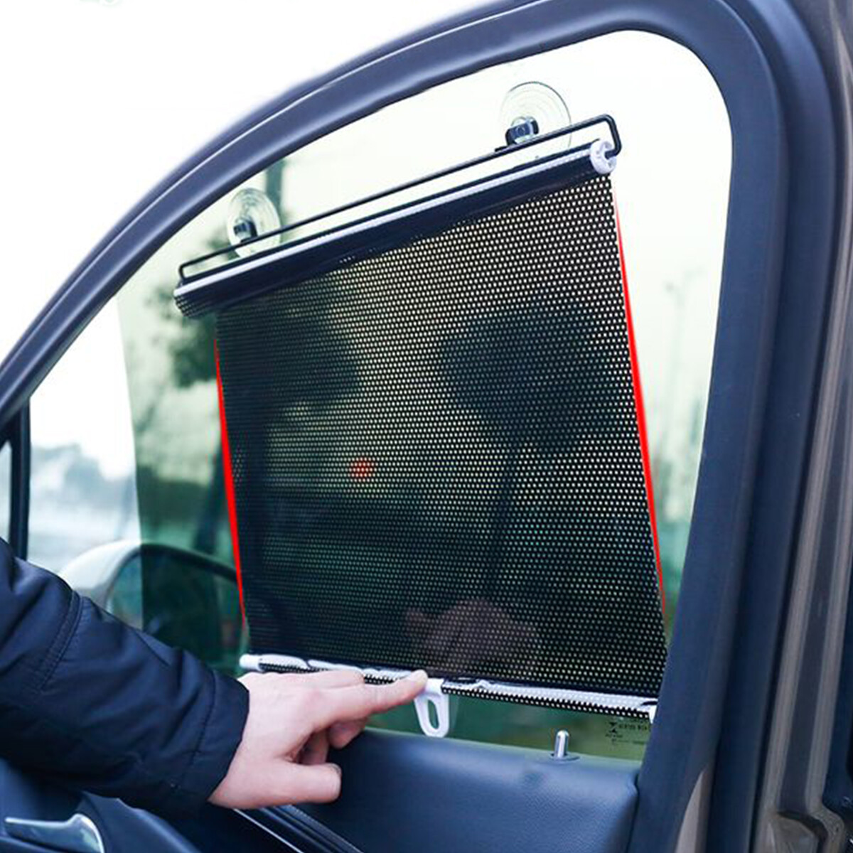 Retractable Car Auto Front/Side Window Sun Shade Shield Cover Roll Curtain Visor