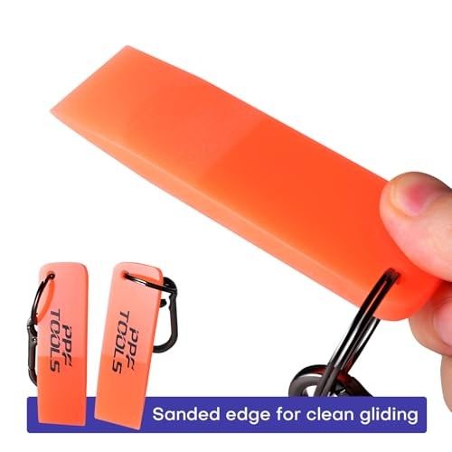 Small Squeegee 2 PCS Mini PPF Squeegee Kit Non-Scratch TPU Rubber Scraper