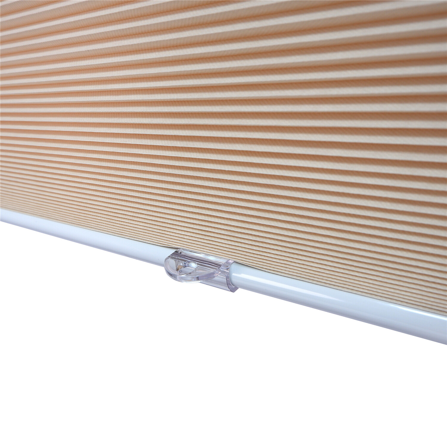 56″ W X 64″ H Beige Privacy & Light Filtering Cordless Cellular Shades Window Bl