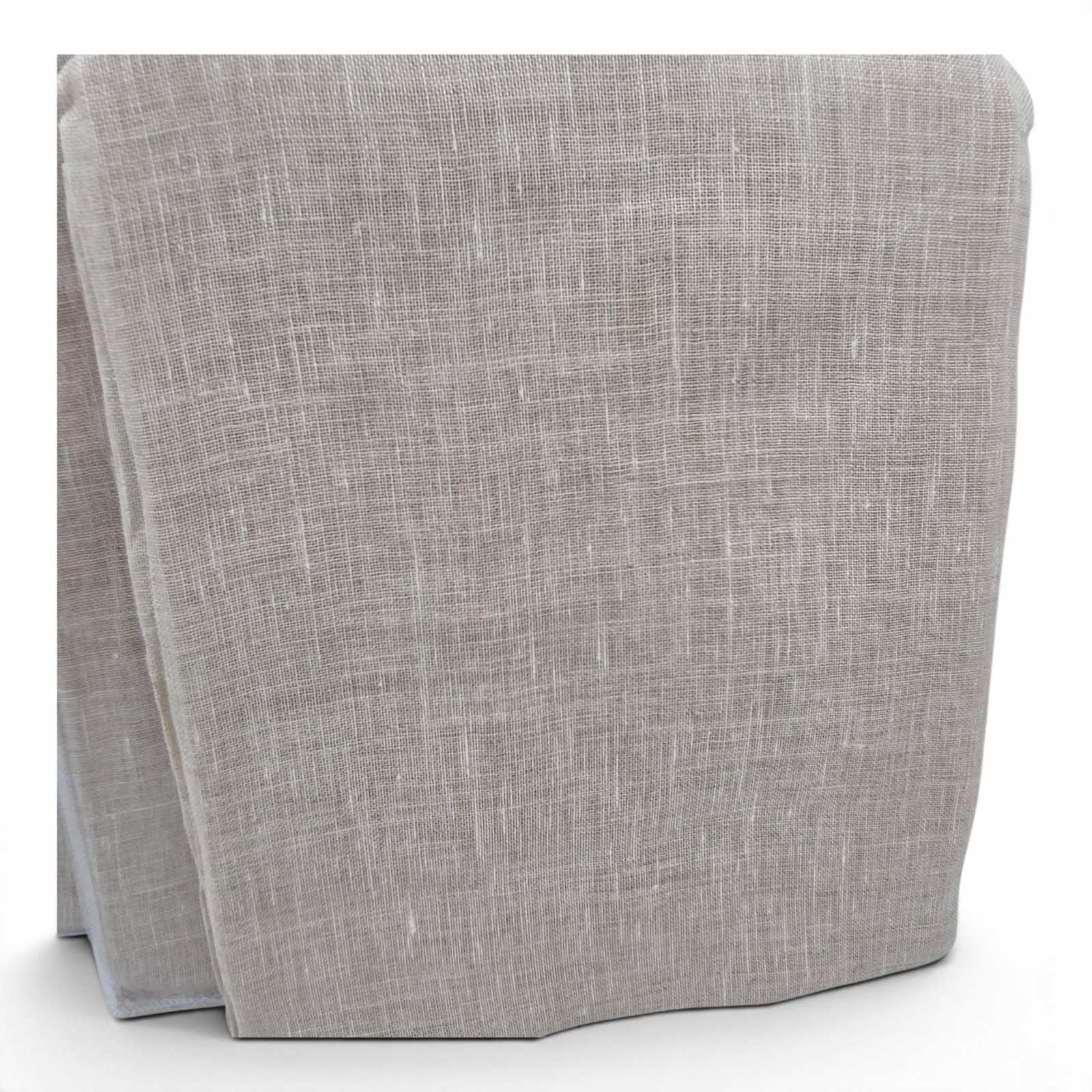 West Elm Sheer European Flax Linen Curtains Set of 4 36×96 Natural Flax New