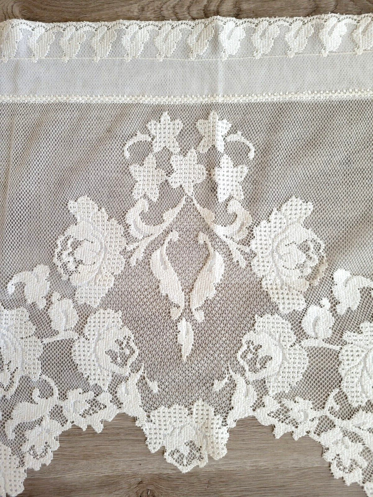 Heritage Lace Window Panel Valance Off White 60″ x 20″