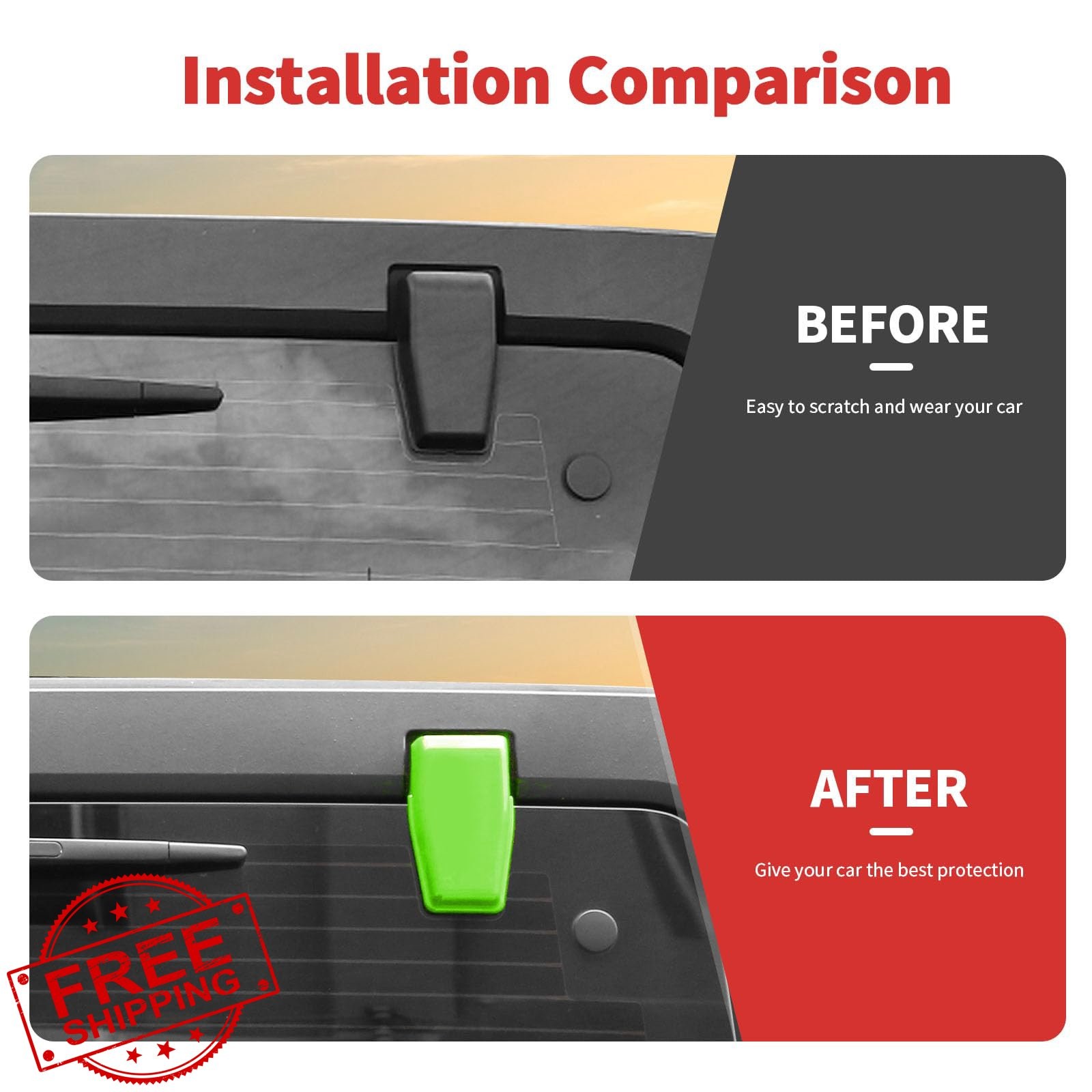 SQQP Tail Window Trim Green