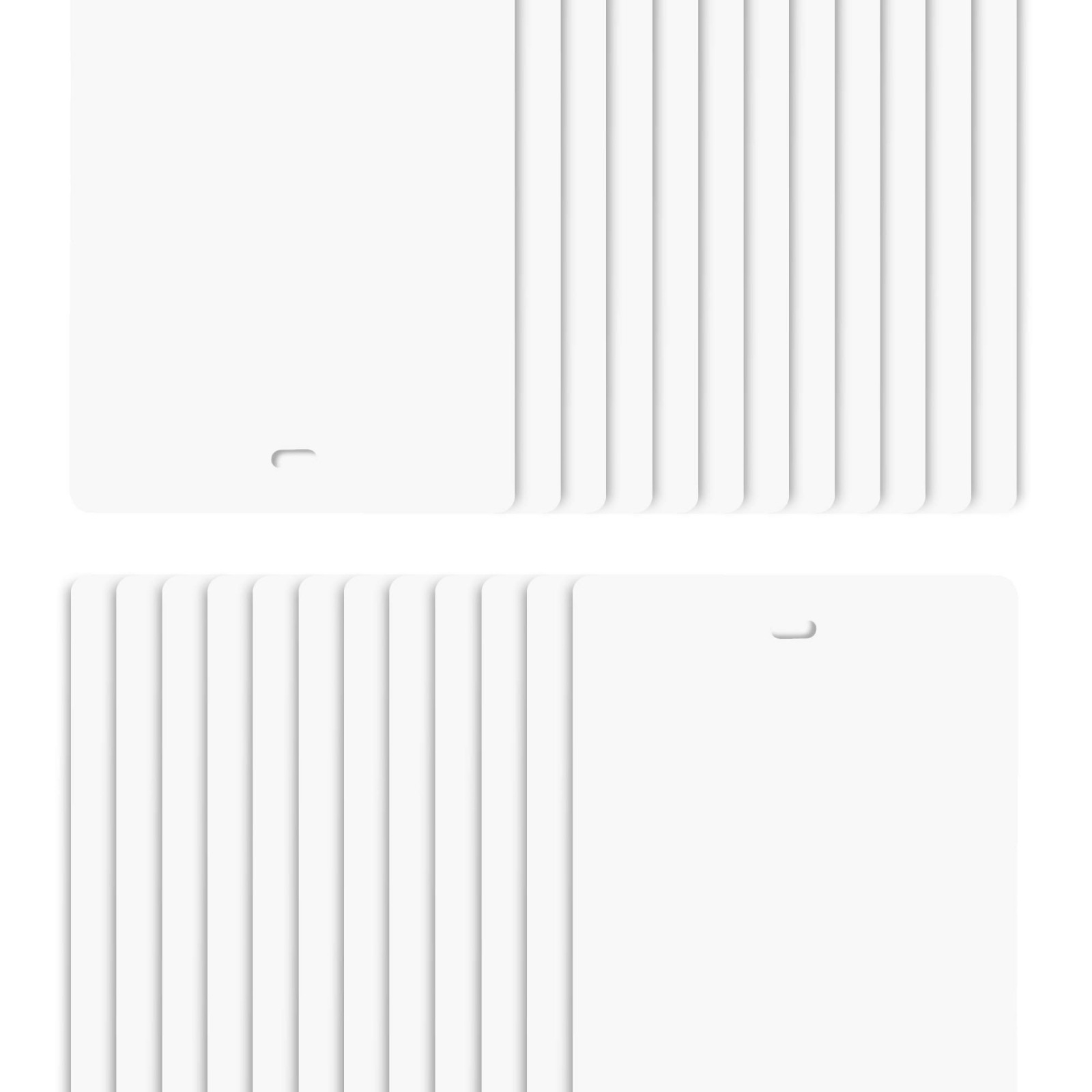 82.5″ White Vertical Blinds Replacement Slats for Sliding Doors & Windows – 24 P