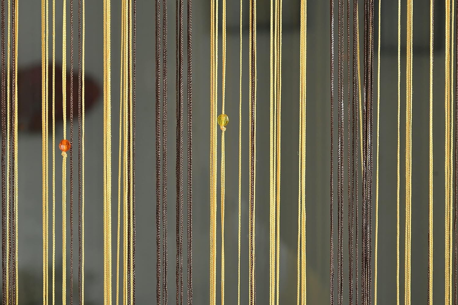 Polyester Threads String Hanging Door Curtains 7 feet Set of 1 Piece
