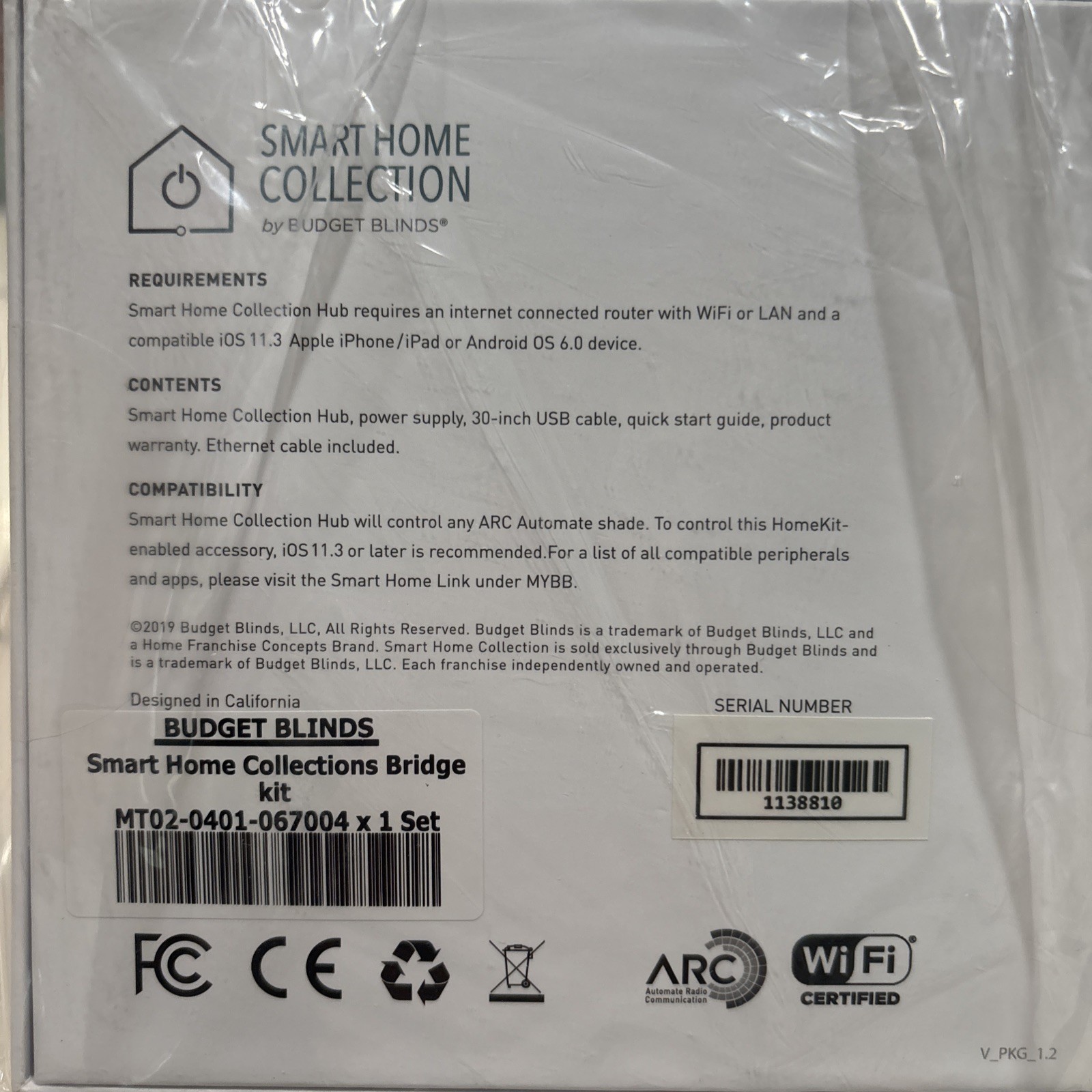 New Factory Sealed Rollease Automate Pulse 2 Hub #MT02-0401-067001 works w/ SHC