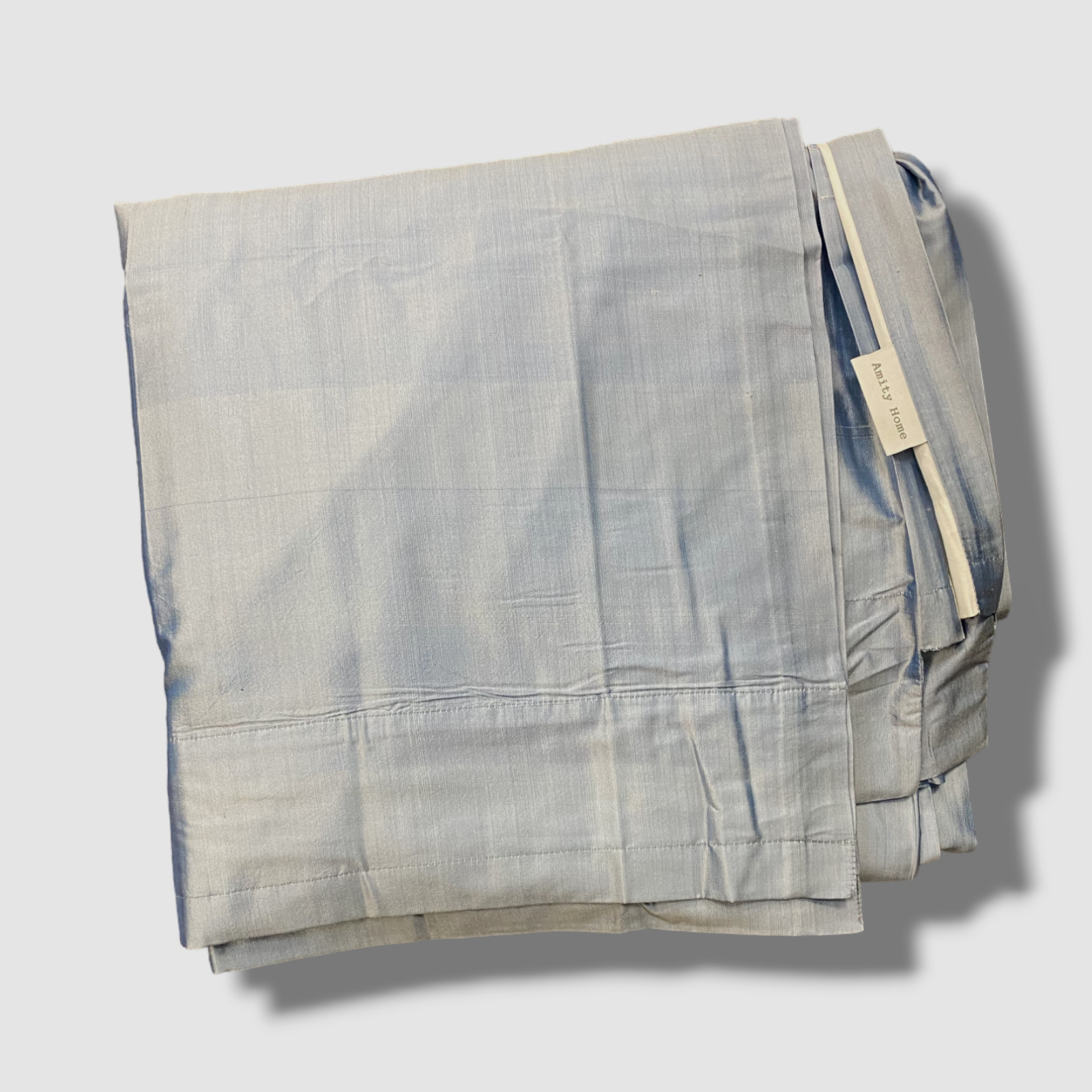 $315 Amity Home Blue Radiance Silk Curtain 108″L