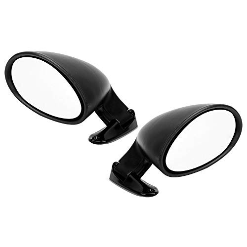 Universal Vintage Car Side Door Rearview Mirror,, ABS and Glass, Retro, 2 Pack