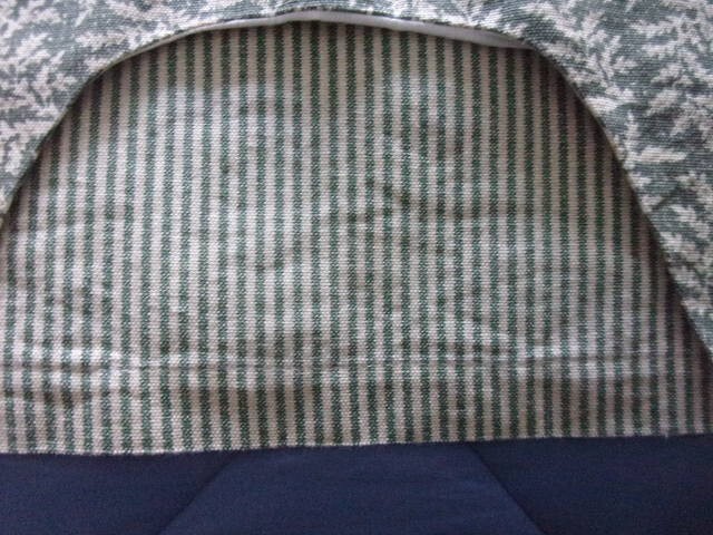 Waverly Fernwood Olive Green and Tan Fern/Stripe 2 Layer Valances–2
