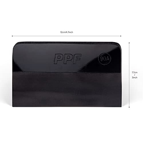 PPF Squeegee – Anti-Scratch TPU Rubber Squeegee for Paint Large Black